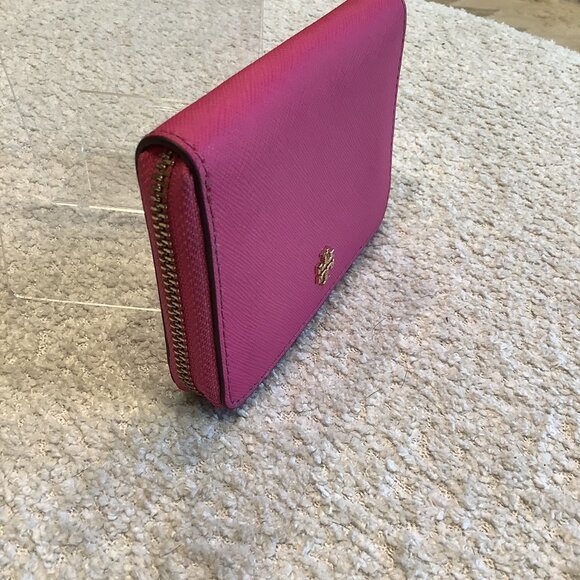 Gorgeous Bright Pink Tory Burch Wallet - Picture 4 of 6